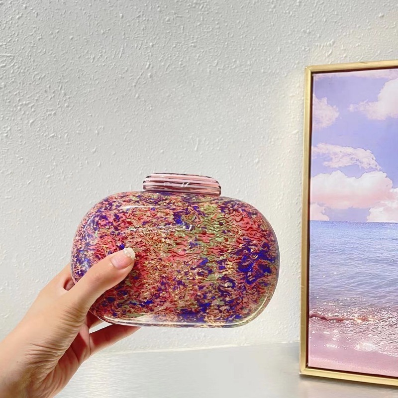 Handcrafted Acrylic Shell Handbag - Chic Messengers for Everyday Use & Evening Outfits