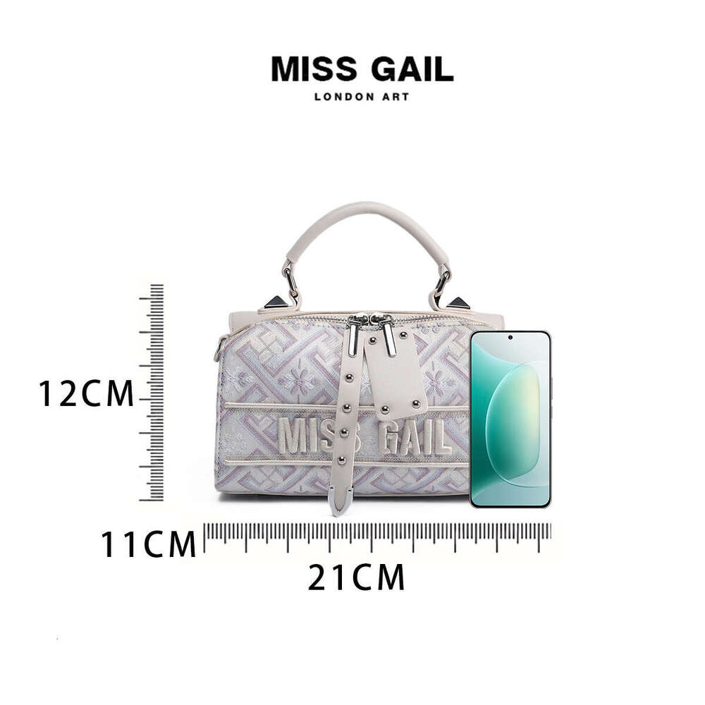 Designer Shoulder Bag Bag Luxury Bag Chinese Ethnic Style Embroidered Boston High-End Fashion Handbag Crossbody