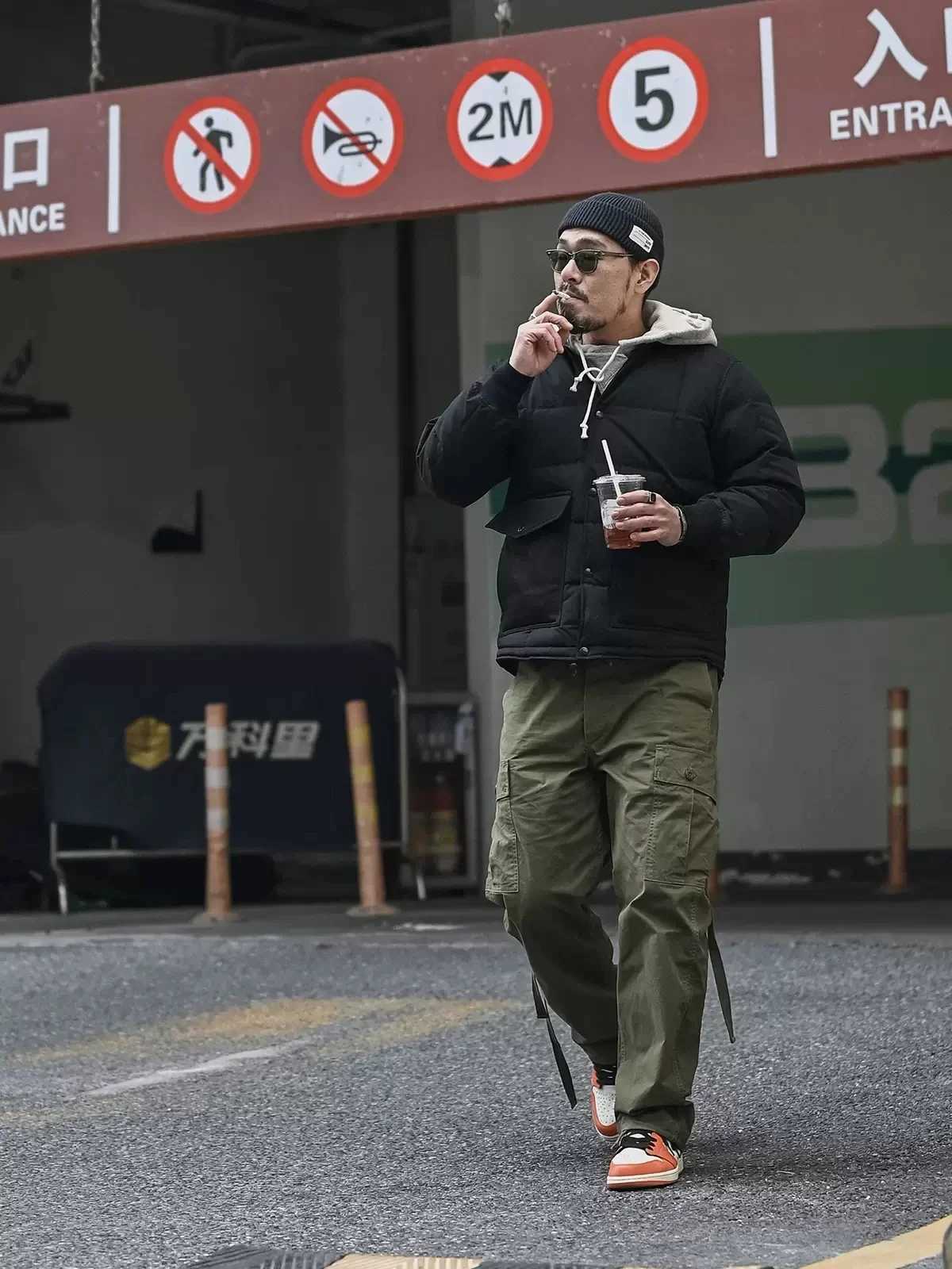 Rugged Bronson Duck Down Liner Jacket Mens Box Quilted Versatile Puffer Outerwear W250806