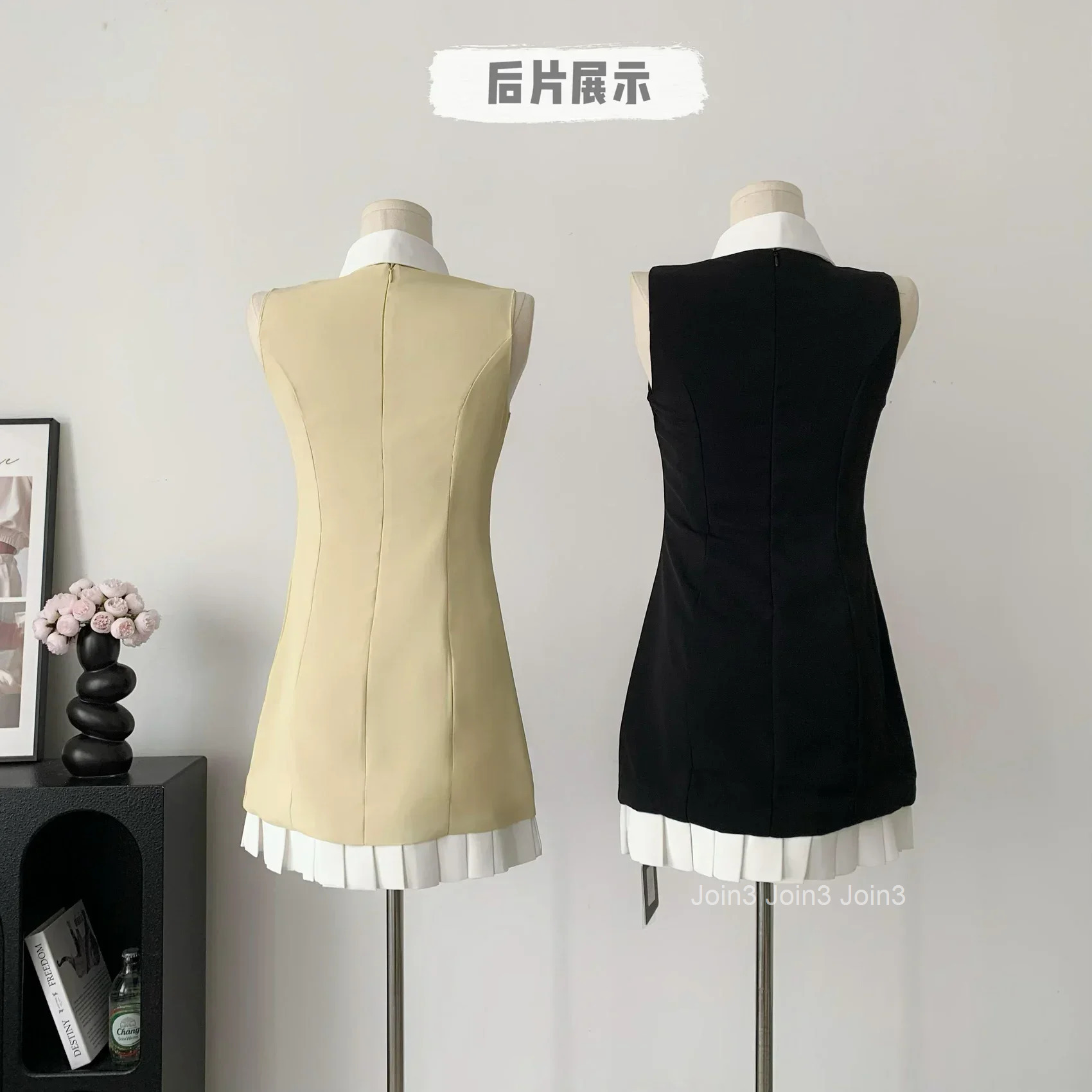 Summer Elegant Chic Sleeveless Fake Two Dress Woman Korean Fashion Y2k Mini Dress Vintage Casual Bow Short Party Dresses