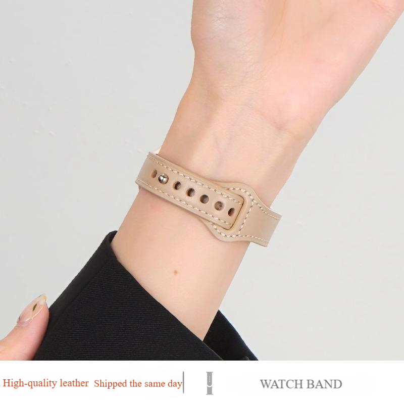 Leather Strap for Watches - Water Resistant and Durable Material watch2/3/4/6/5/se/Ultra - AW366