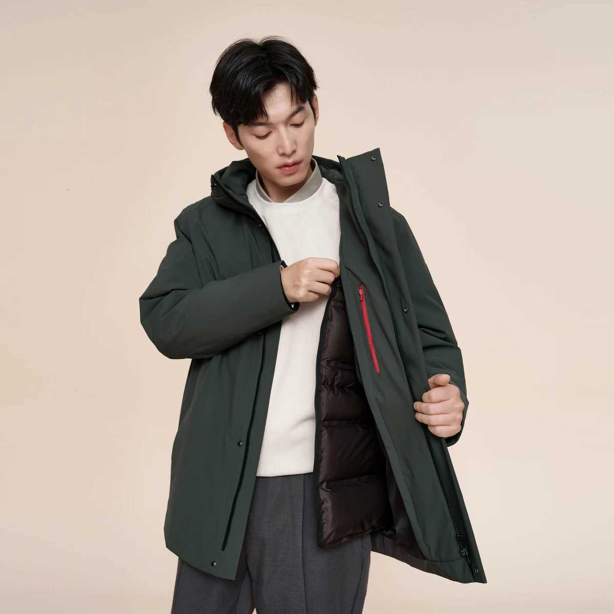 90% down jacket for men by BOSIDENG Winter Jacket Duck Down Jacket thick warm outerwear Puffer Jacket W250806