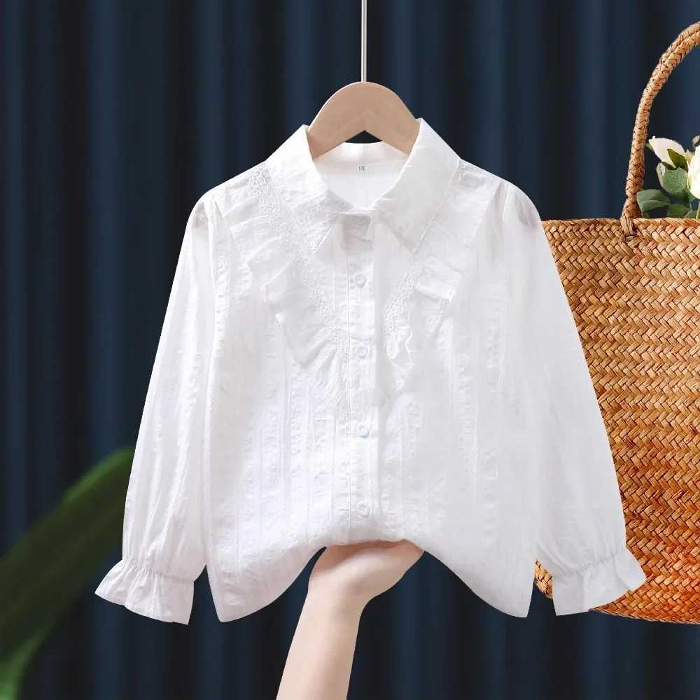 Childrens Clothing Blouse for Girls Kids Shirts Toddler Girl Clothes Top Vintage Casual Fairy Princess Cute Elegant Long Sleeve X250806