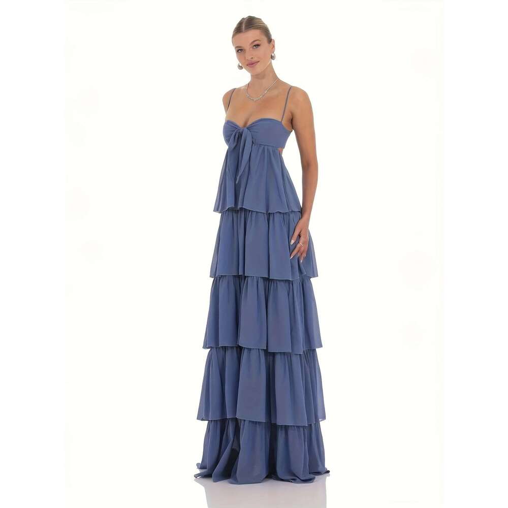 Women's Sexy Elegant Evening Backless One-Shoulder A-Line Dress, Essential for Proms, Banquets, and Nightclubs - Machine Washable High-End Party 