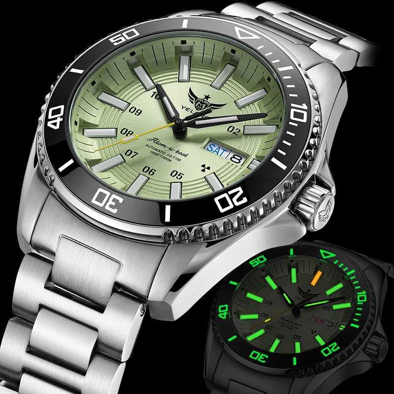 Yelang V1032 Automatic Mens Watch 300m 30Bar Waterproof Dive Watch for Men Luminous 44MM V1032 W250806