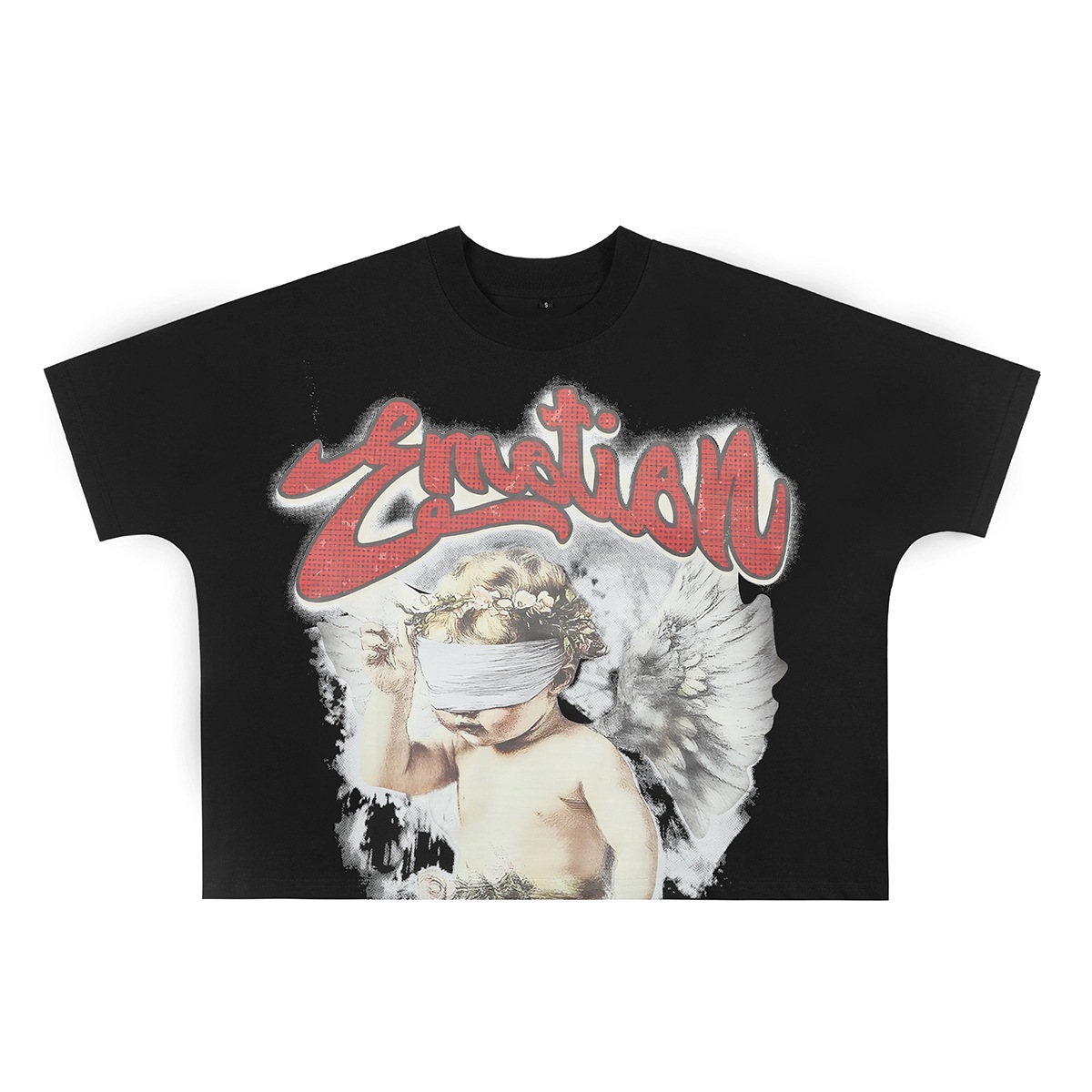 Designer Men's T Shirts Summer Letter Rhinestone Short Sleeve T-shirts For Men White Streetwear Cotton Loose Crew Neck Top Tees Oversized Unisex