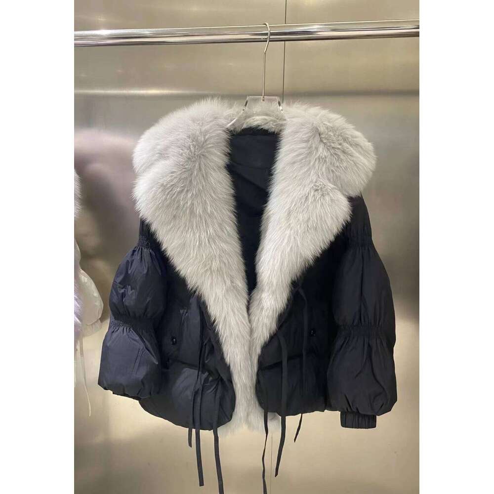 Women's Winter Thick Jacket 90% Duck Down Parkas With Real Fox Fur Collar Short Puffer Coat For Snow Outwear 250806