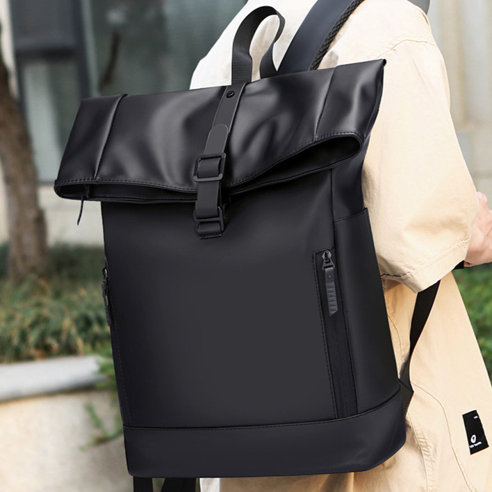 Free Shipping Designer Luxury New Men's Double Shoulder Bag Large Capacity Commuter Casual Travel Business Backpack 17inch Retro Student Bag