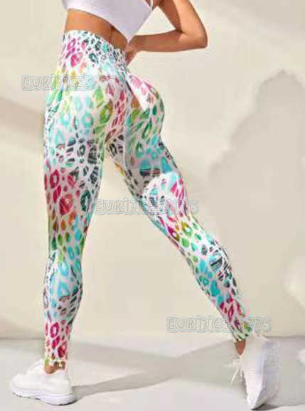 Thick Seamless Peach Tie-dye Yoga Pants Tight High Waist Hip-lifting Moisture-wicking Outdoor Sports Fitness Long Pants for Women H250806