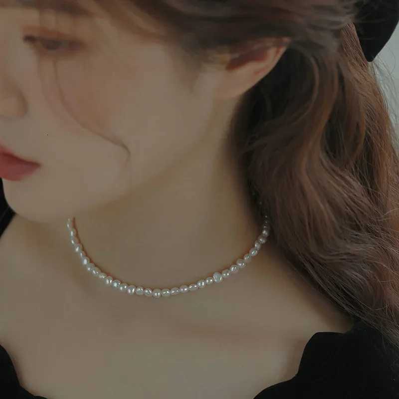 4-5mm Baroque Freshwater Pearl Necklaces 38cm 45cm 50cm 925 Sterling Silver Necklaces Jewelry Gift 2025 New Arrivals Y250805