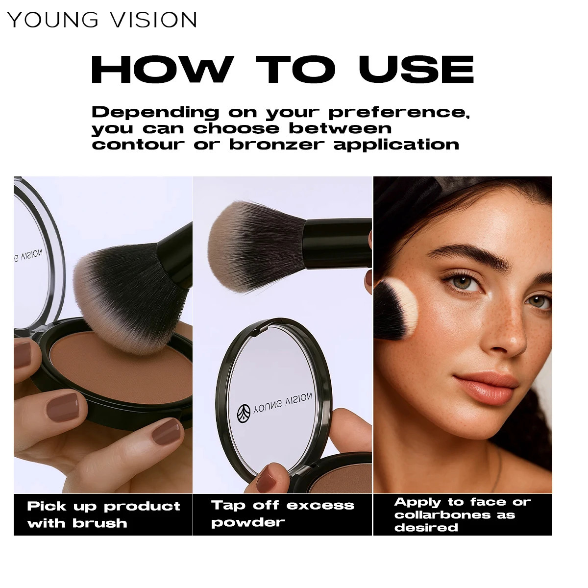 Silky Matte Bronzer Setting Makeup Contour Powder Long lasting 3D Face Shaping Concealer Deep Contouring Nose Shadow Palette 250730