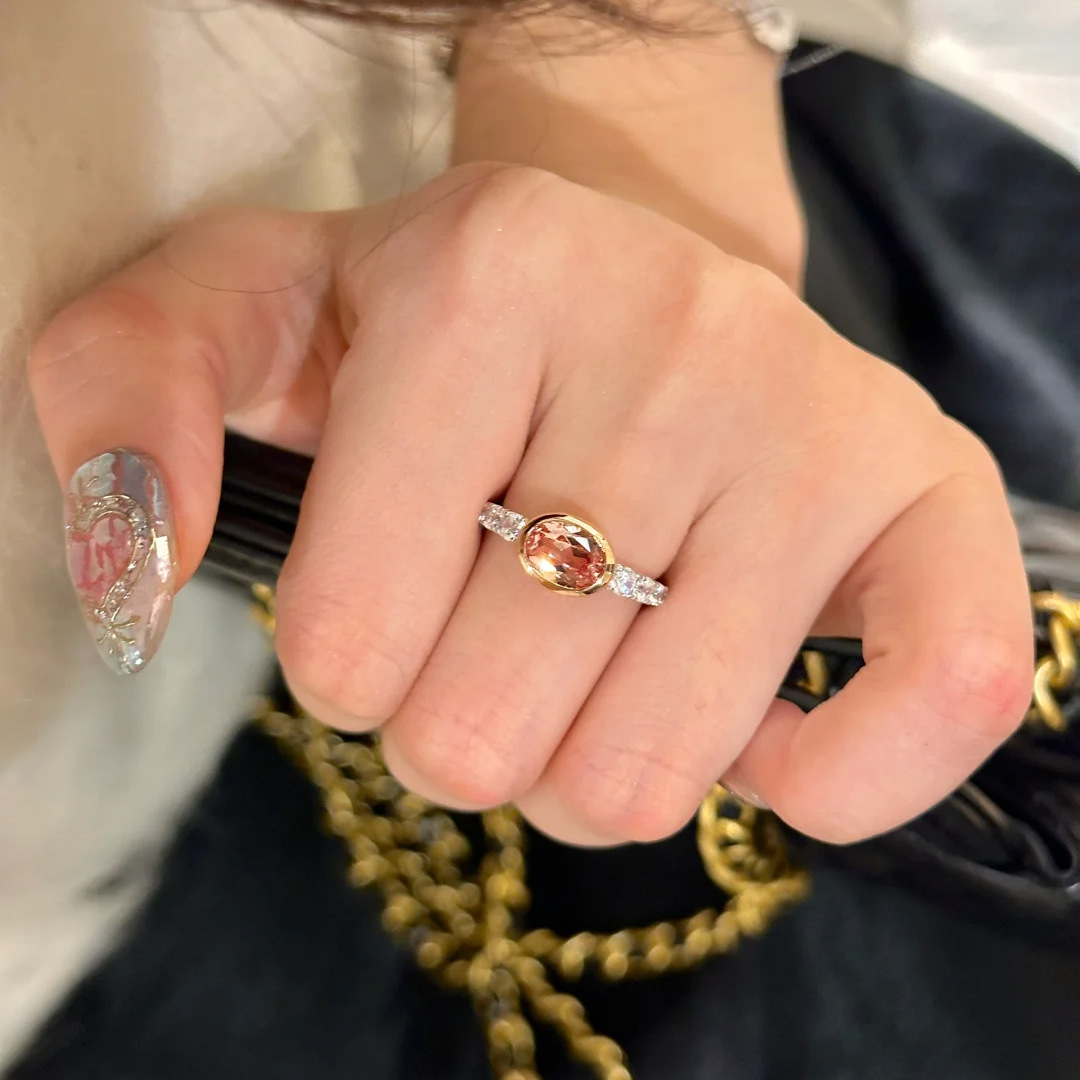 2025 Ins Top Sell Elegant Wedding Rings Simple Fashion Jewelry 925 Sterling Silver Oval Cut 5A Cubic Zircon CZ Diamond Gemstones Promise Women Open Ri