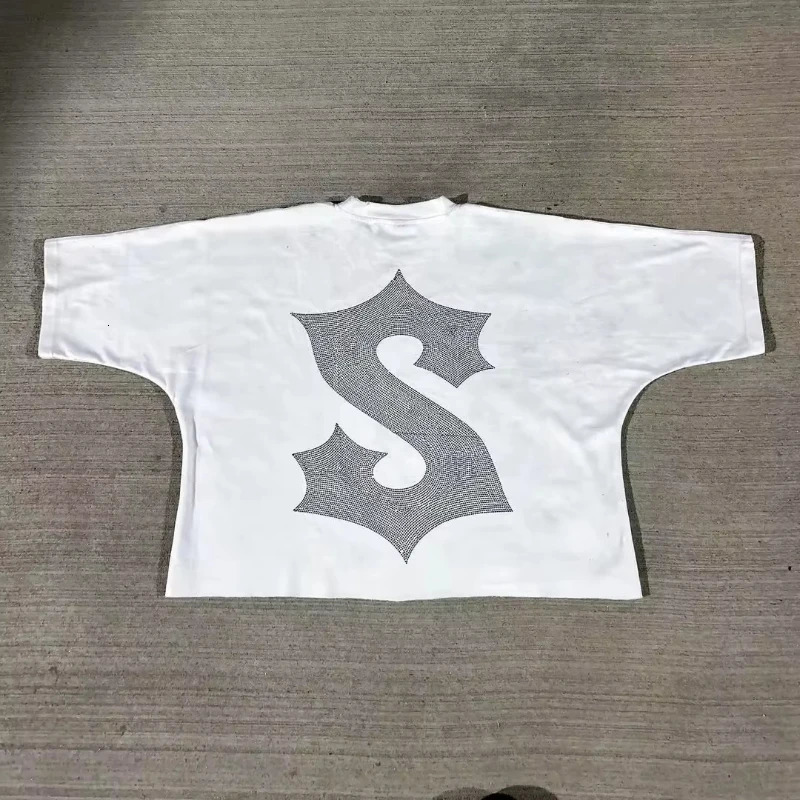 Summer Streetwear Men Women Harajuku Vintage Cross Graphic Print Oversized T Shirt Goth O-neck Cotton Short Sleeve Tops 250806