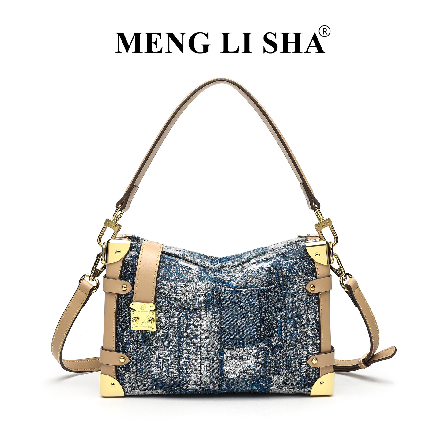 2025 New Handbox High Sense Fashion Printed Handbag Color Small Single-Shoulder Cross-Body Bag