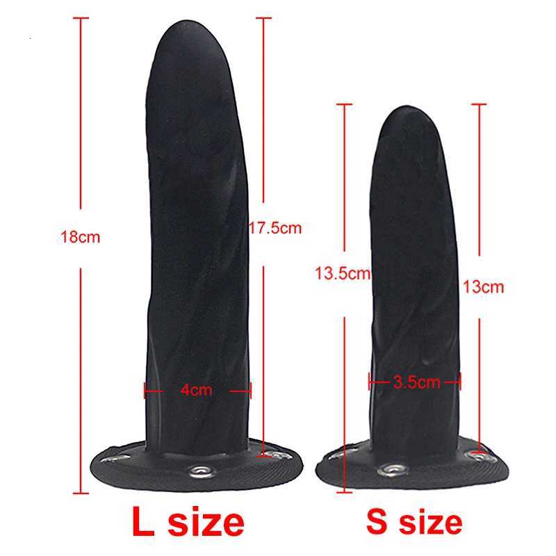 Big Realistic Strap On Dildo Silicone Adjustable Harness Huge Dildo Strapon with Bullet Vibrator Bag Sex Toys for Lesbian CouplesXJ250806