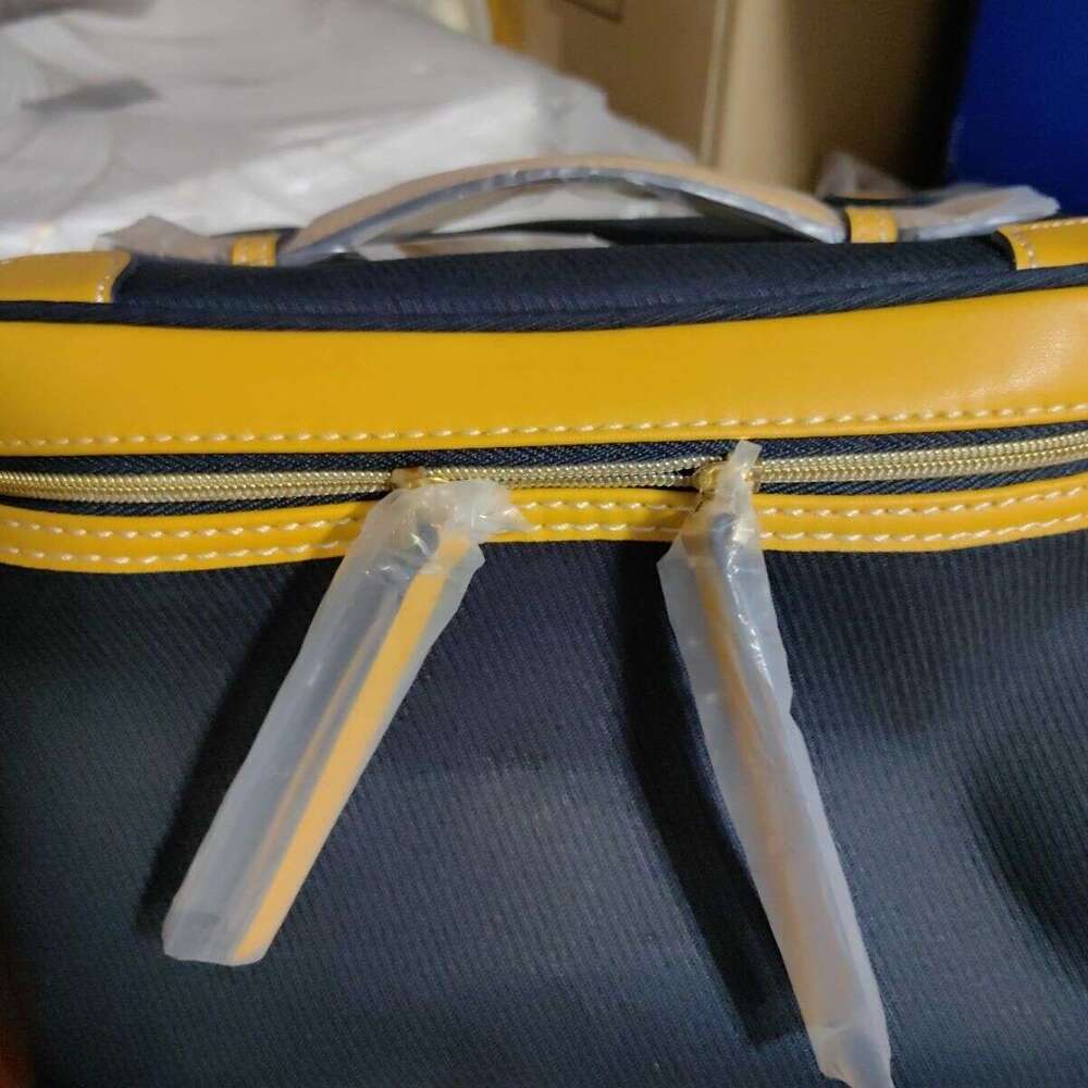Designer Bag Tote bag Shoulder bag Elegant Navy Blue Travel With Makeup Inside Portable Suitcase