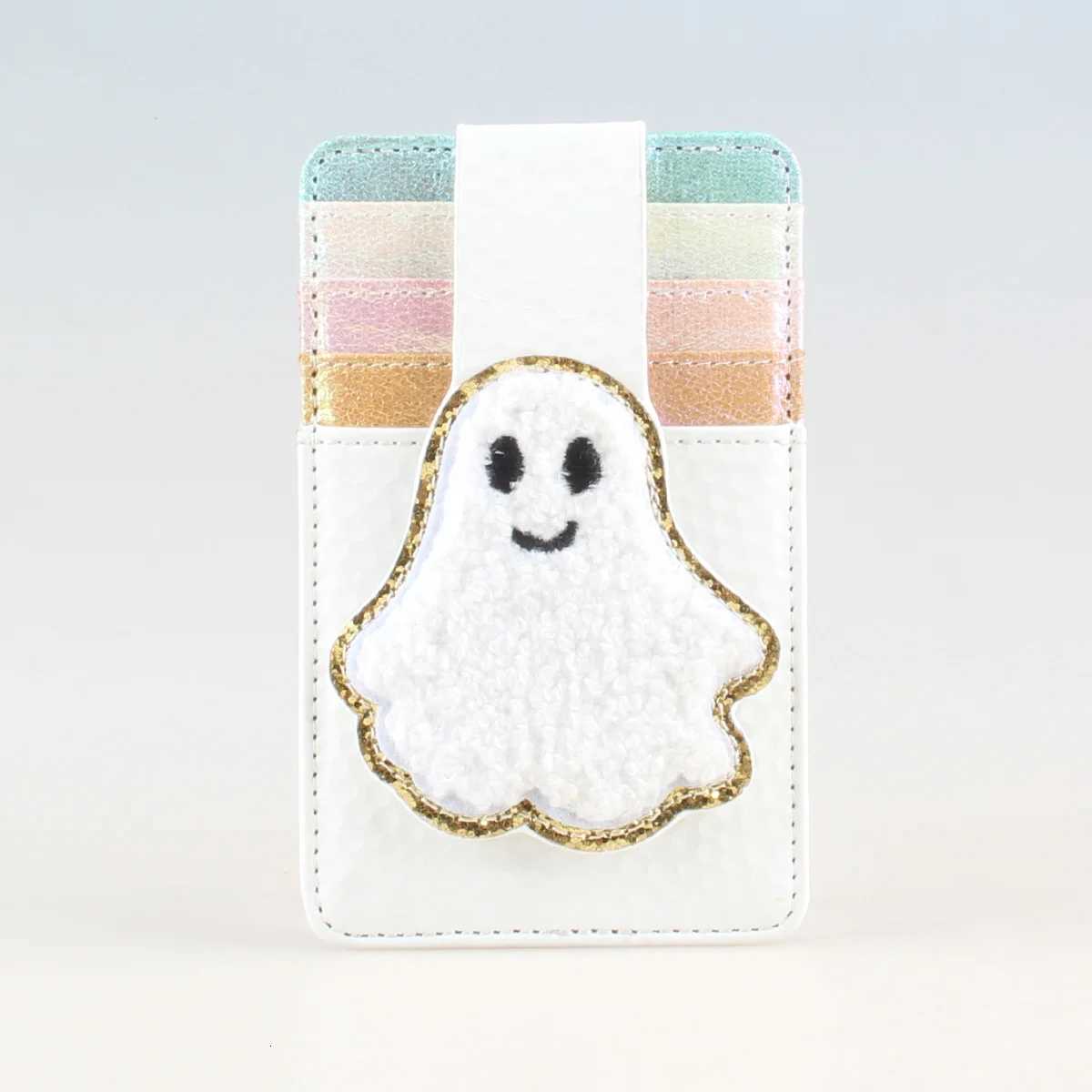 Zero Face Wallet Halloween Themed Bifold Cardholder PU Leather Button Closure XJ250806