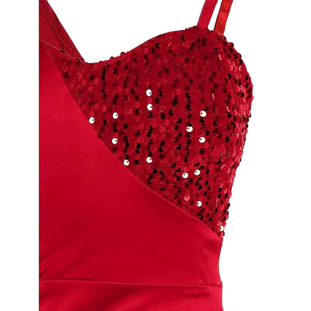 Sexy Dress Women's One-Shoulder Evening Prom Gown