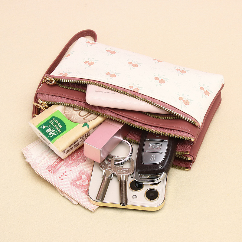 New Handbag Women's Bag Versatile Simple Fashion Ladies Zipper Coin Purse