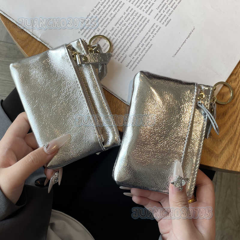 Zipper Small Wallet Womens Head Layer Cowhide Mini Bag Explosive Pattern Key Bag Card Bag Coin Genuine Leather Zero Wallet Women H250806