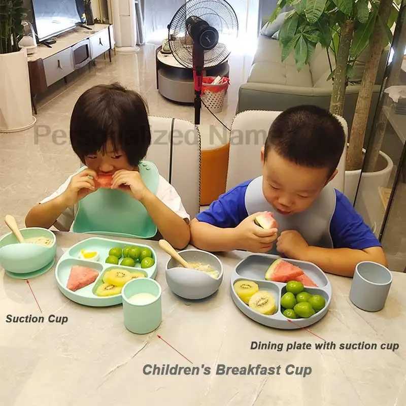 Personalized Name Silica Gel Boys and Girls Straight Cup 200ml Baby Water Cup Food-grade Baby Childrens Learning Drink BPA Free X250806