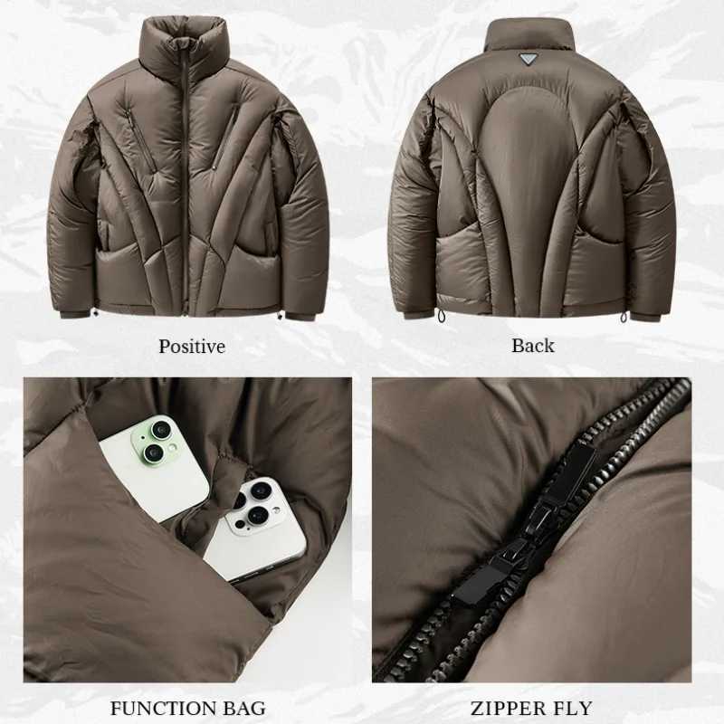 New Arrival Deconstructive Design Winter Jacket For Men Tactical Function Techwear Style High Street Thick Down Coat Jackets W250806