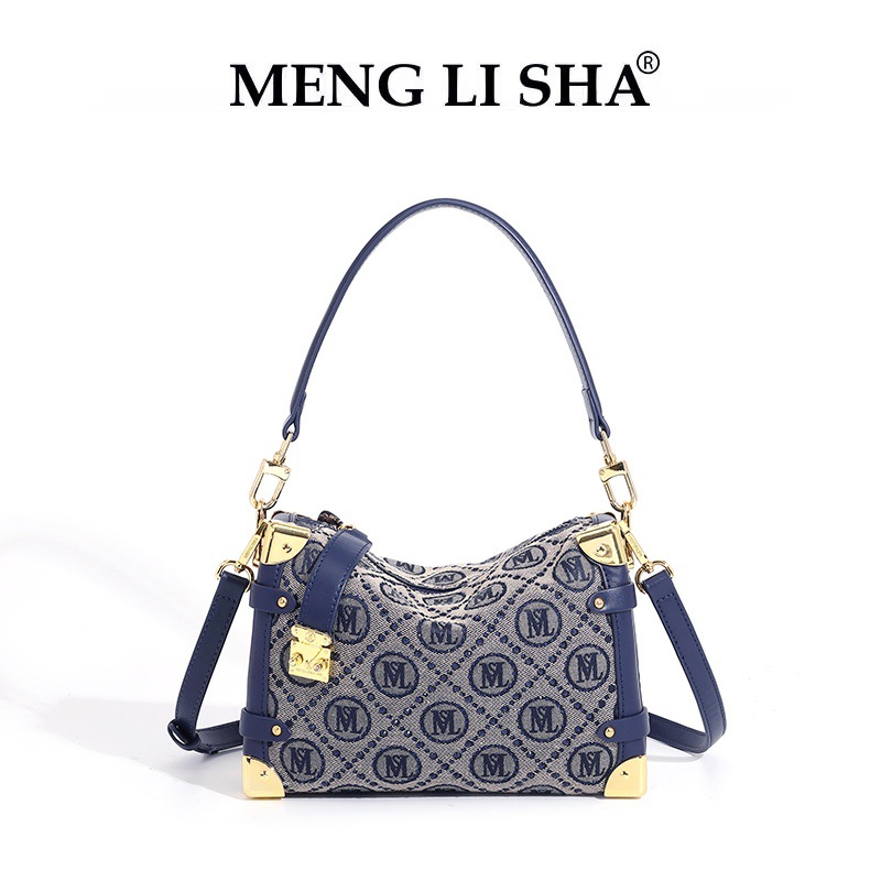 2025 New Handbox High Sense Fashion Printed Handbag Color Small Single-Shoulder Cross-Body Bag