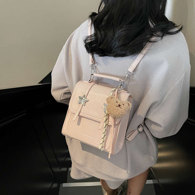 Girls' small leather bags, commuting handbags, multifunctional backpacks, ideal choices for teenagers, girls, and leisure outings