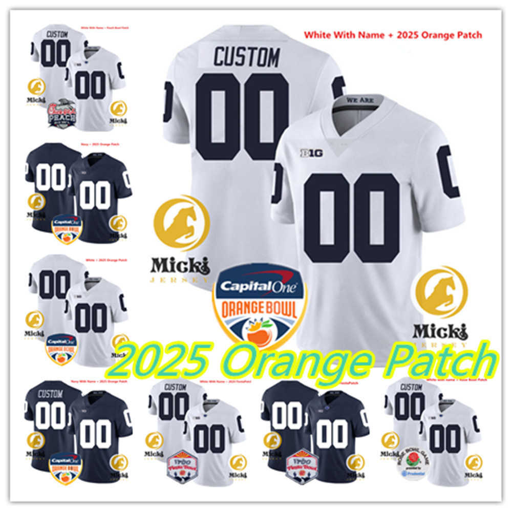Kyron Hudson Penn State Nittany Lions Football Jersey 5 Devonte Ross 8 Trebor Pena 71 Olaivavega Ioane 50 Alonzo Ford Jr. 24 Amare Campbell Penn State Jerseys Stitched