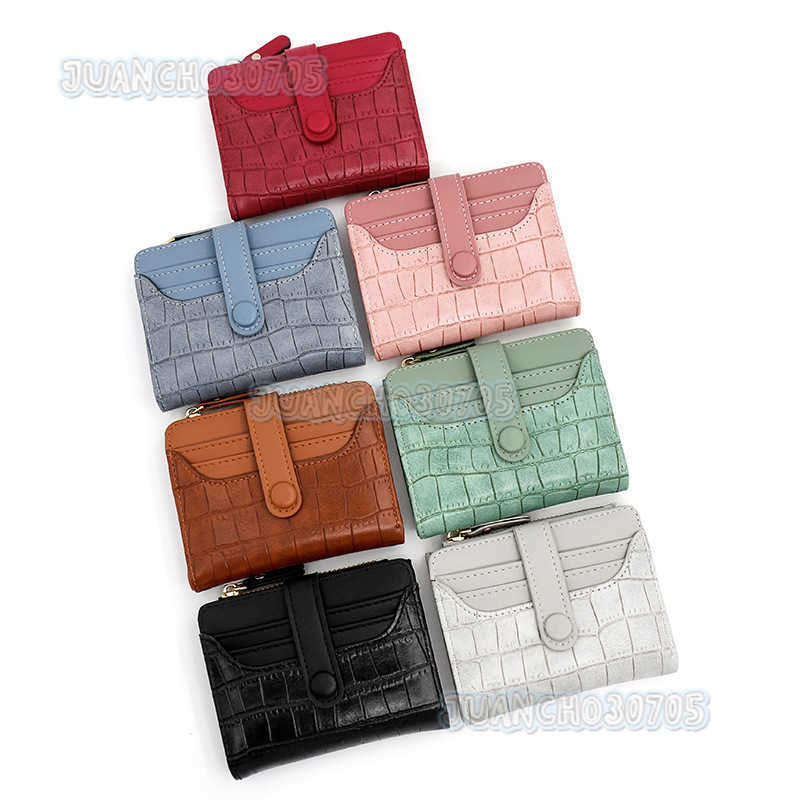 New Womens Wallet Fashion Simple Style Womens Short Wallet Multi-card Slot Coin Purse Clutch H250806