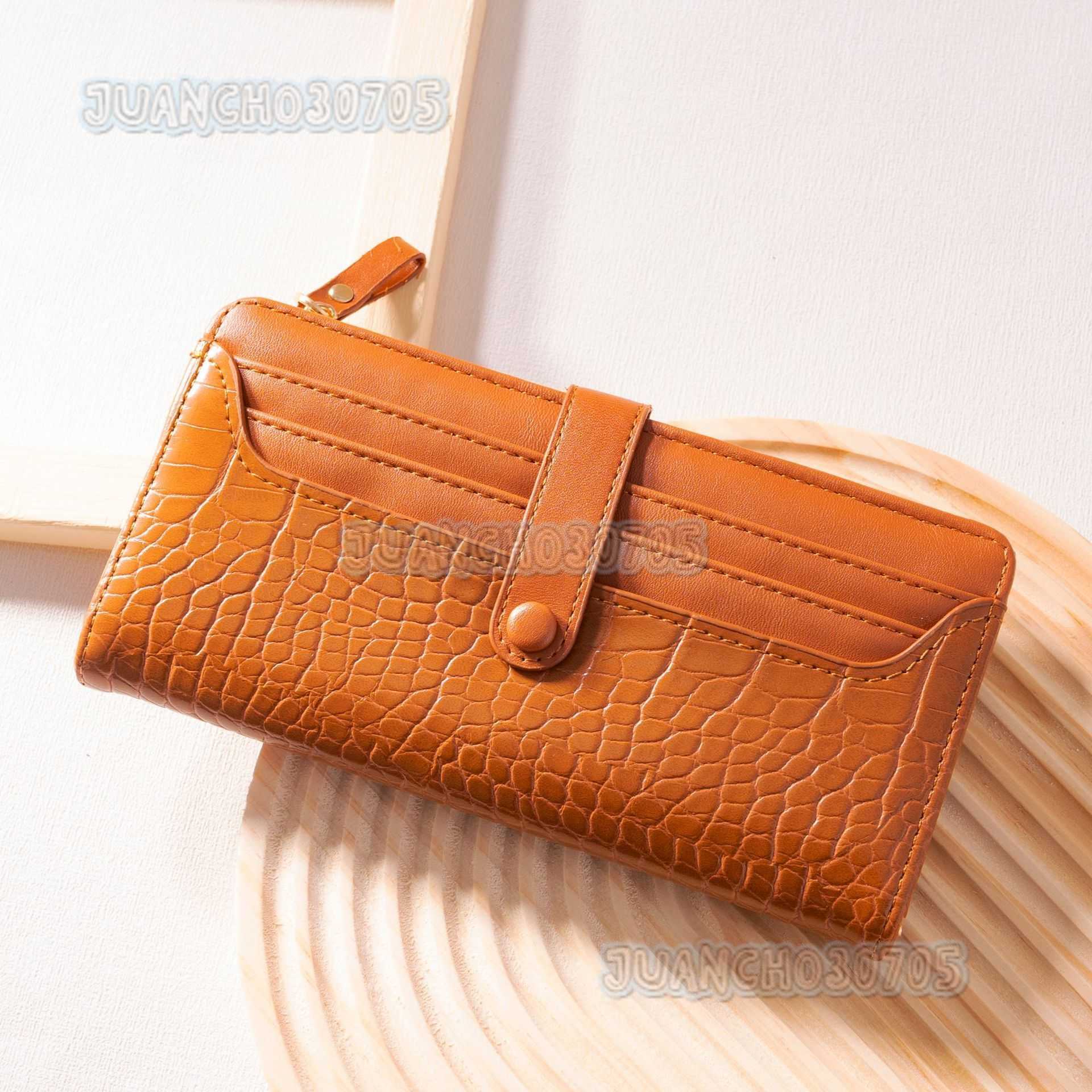 New Style Womens Wallet Long Fashion Clutch Alligator Pattern Zipper Buckle Creative Light Luxury Wallet for Women H250806
