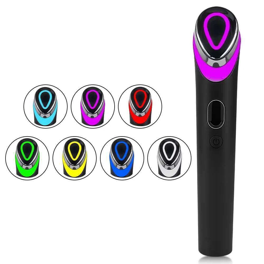 7 Colors Anti Wrinkle Facial Massager Neck Face Beauty Device Skin Tighten Lift Device