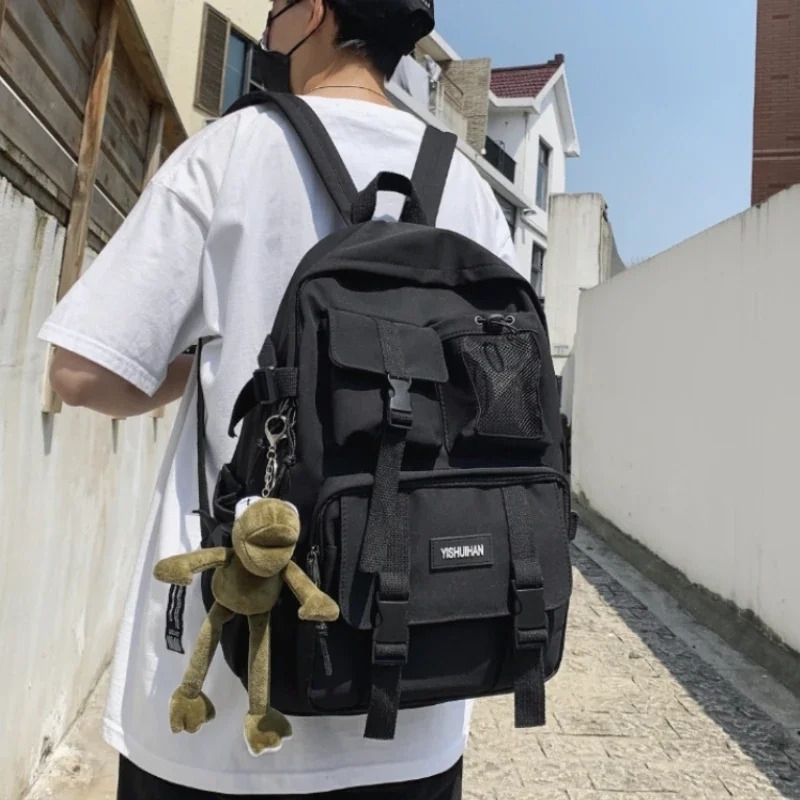 Multifunctional Teenager Laptop Backpack Women Cool Canvas School Bag High Quality Student Backpacks Boy Girl Fashion Schoolbag 250625