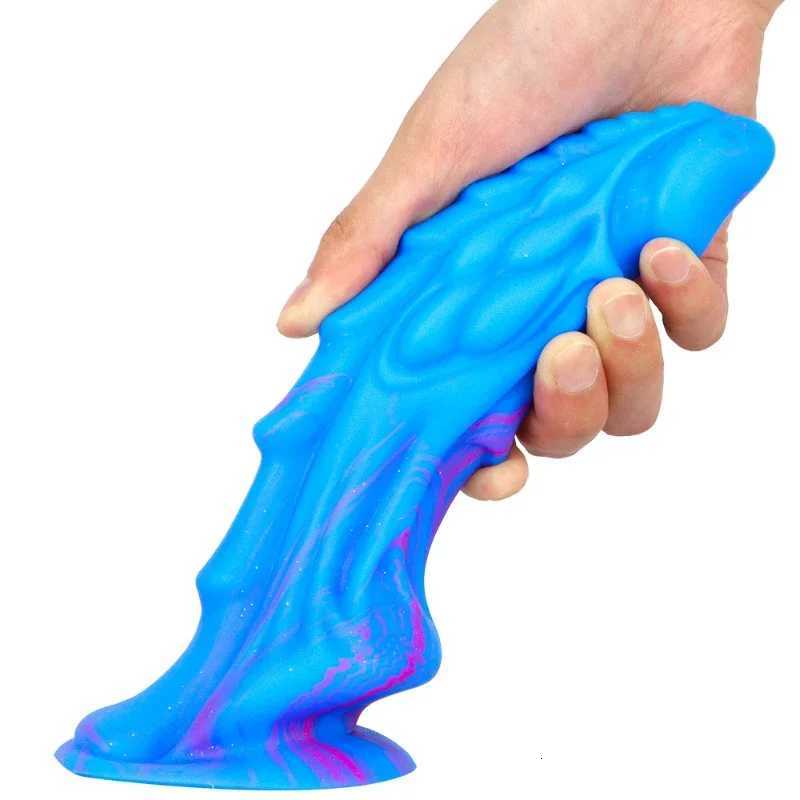 Silicone Realistic Huge Dragon Dildo Suction Cup Dildo Prostate Massager Large Butt Plug Thick Dildos Anal Sex Toys for Women XJ250806