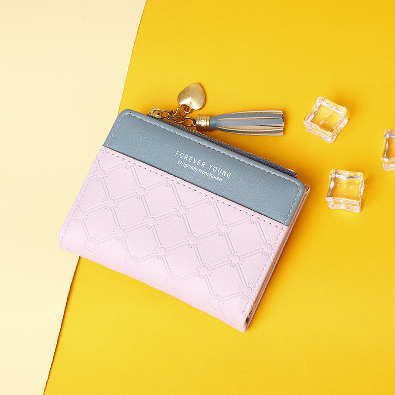 New Women's Short Wallet Zipper 70% off Korean Style Tassel Simple Versatile Coin Storage