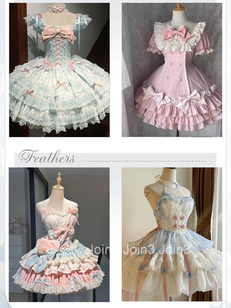 Summer Japanese Sweet Kawaii Lolita Dress Women Casual Cute Bow Puffy Princess Dress Y2k Fashion Elegant Evening Party Dress New