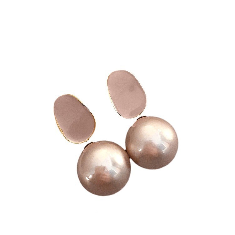 Free Shipping Designer Luxury Jewelry Gold Electroplating Silver Needle Pearl Flower Women's Noble Earrings Fashion Elegant French Ear Accessorie