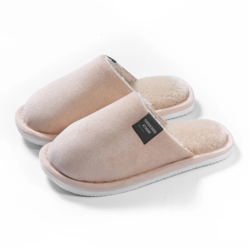 Trend Winter Couple Indoor Non-slip For Men Women Flip Flops Warm Slippers Home Slides Casual bedroom Soft Comfort Shoes 250731
