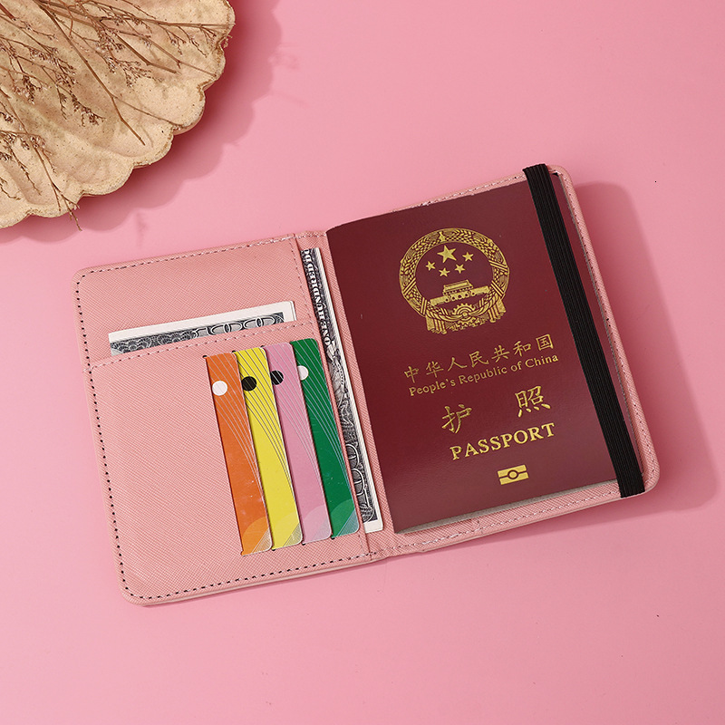 New PU Leather Card Anti-theft RFID Blocking Magnetic-proof Multi-functional ID Holder Simple Passport Case