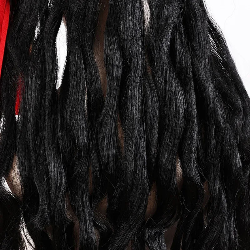 Adult Mens Caribbean Pirate Hat Wig Halloween Stage Performance Pirate Captain Costume Wig Party Accessories Jack Sparrow Wig 250805