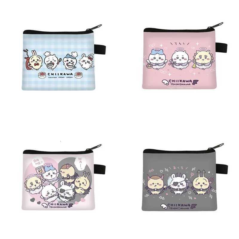 Chiikawa Wallet Hachiware Cartoon Cute Zero Wallet Breathable Fashion Mini Card Bag with Zipper Coin Storage for Men Women Gifts XJ250806