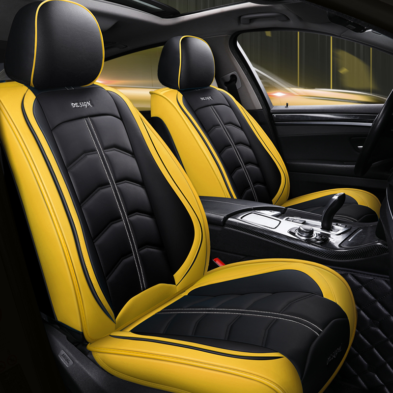 Enhance Interior Style: Custom Fit SOGLOTY Leatherette Auto Seating Upholstery