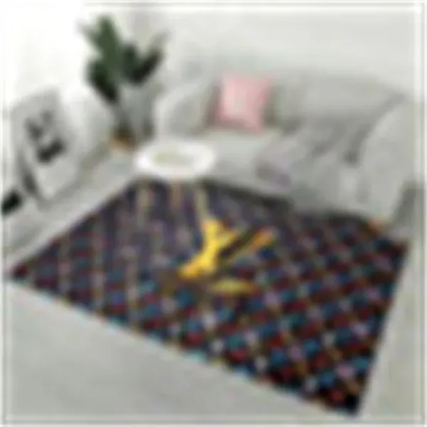 High end square carpet for home decoration, bedroom, living room, door mats, soft multi specification carpets, and fashionable design foot mats for anti slip carpet-A