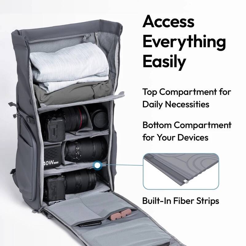 Ulanzi BP04 Hard Shell Camera Backpack 27L Travel Photography Content Creation Short Trip Bag for Outdoor Livestreaming Vlog high-quality