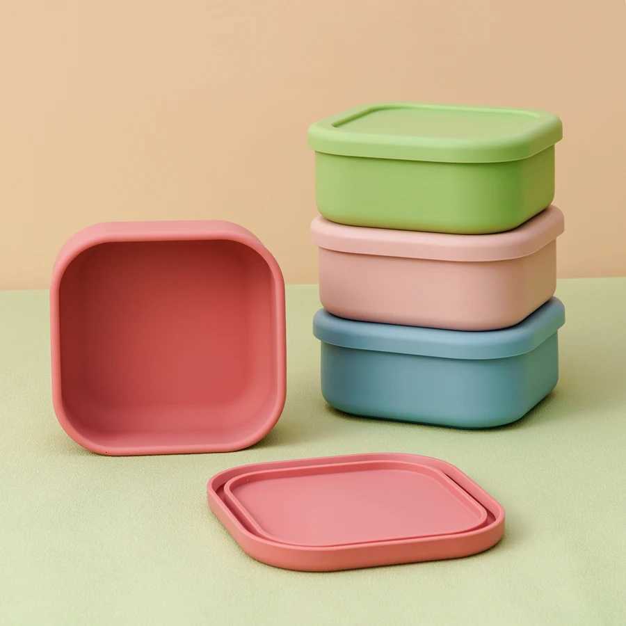 1PCS Baby Feeding Bowl Lunch Box Portable Bento Box Lunchbox Leakproof Food Container Microwave Oven Dinnerware For Kids School X250806