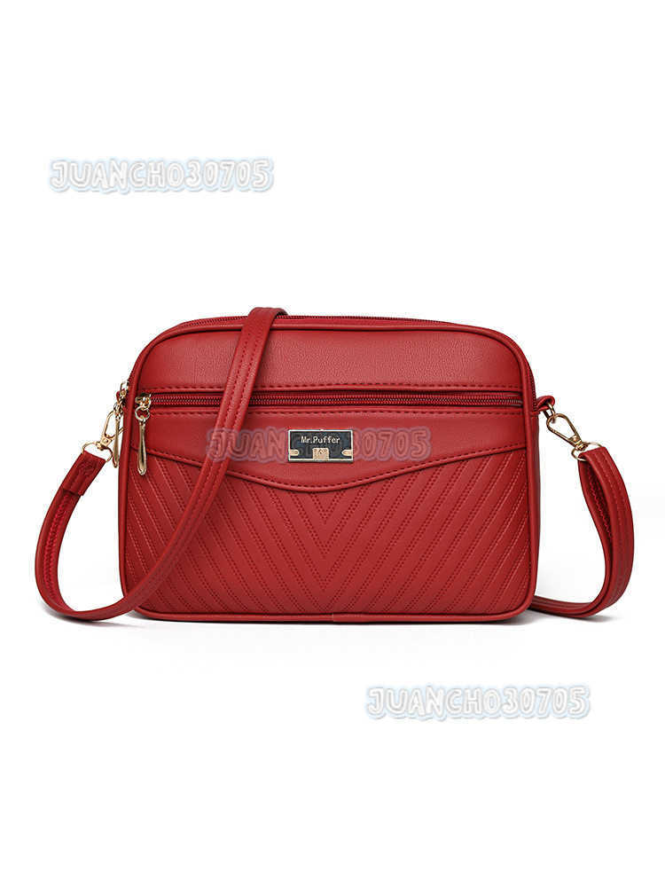 Bag 2025 New Summer Womens Crossbody Niche Underarm Bag Printed Ladies Shoulder Small Square Bag H250806