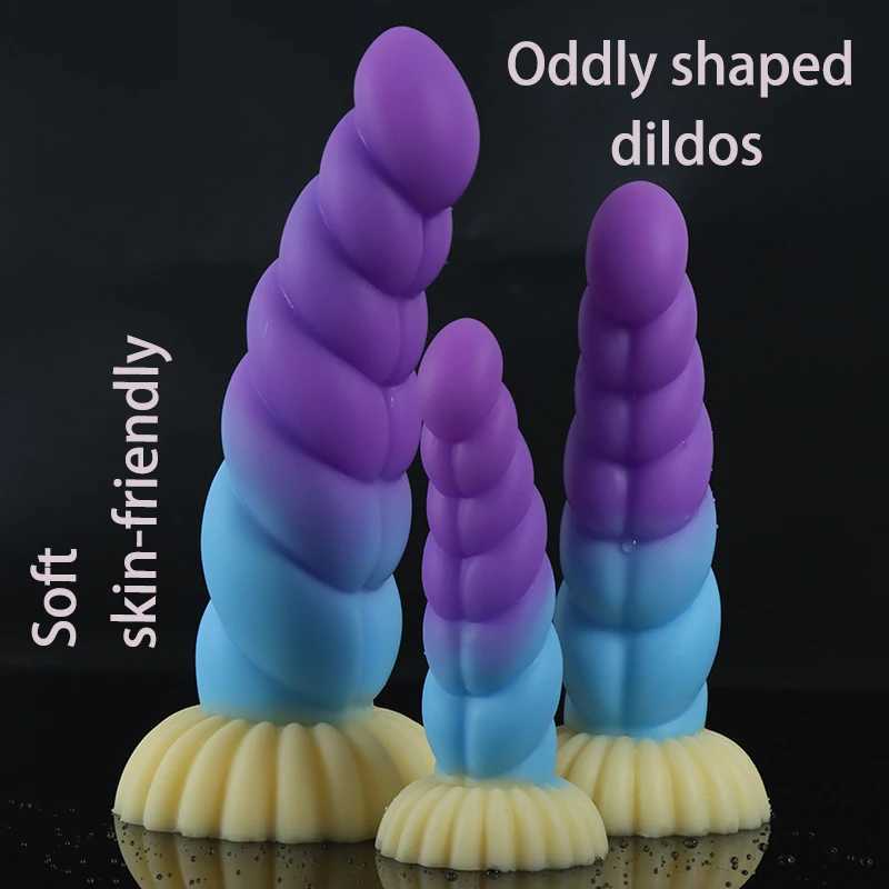 Simulated Dildo Anal Penetration Realistic Penis with Suction Cup Big Butt Plug Giant Monster Cock Dick Toy for Adults Men WomenXJ250806