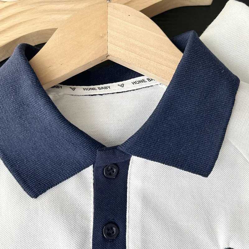 2025 Boys Polo Shirts Summer School Polo Shirts for Kids Cartoon Print Children T-shirts Toddler Outfits Baby Tees Clothing X250806