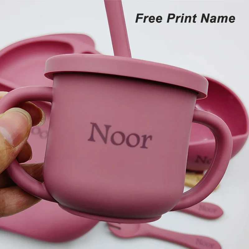 Personalized Name for Baby Feeding Cup Bottle Straw Cu Baby Learning Drinking Cup Toddler Drinking Bottle Children Drinking Cup X250806