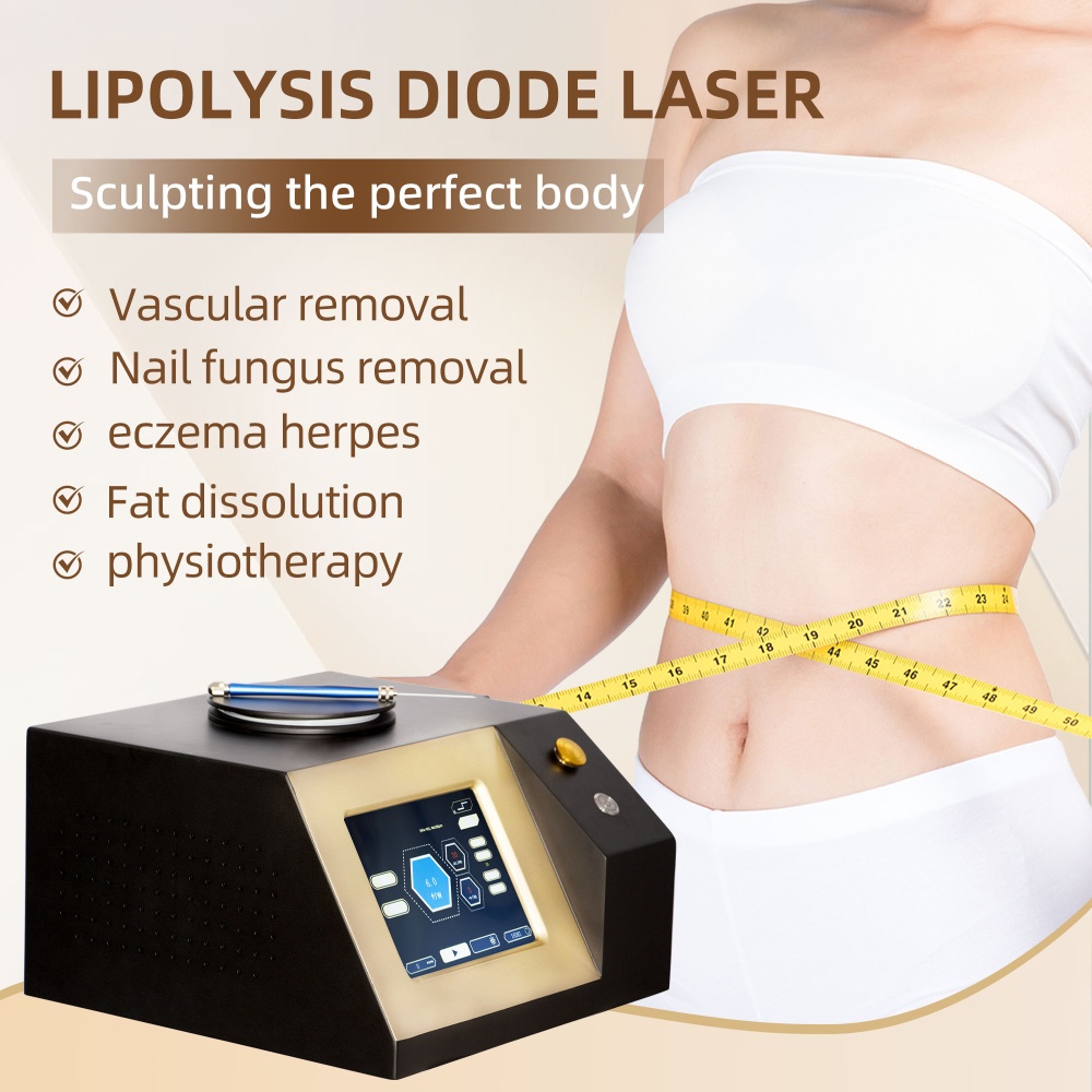 Upgraded Version 980nm 1470nm Diode Laser For Spidervein Portable 2 Wavelengths Weight Loss Device